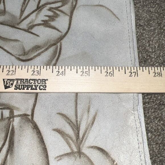 Vintage Armandos Genuine Leather Suede Fringed Poncho Native American Design OS - Picture 10 of 11